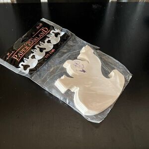 Hallmark ghost paper garland Boo bazar NWT vintage Halloween decor